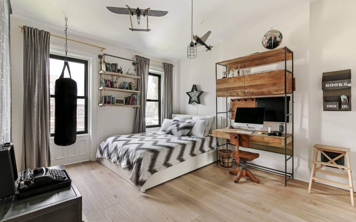 Подростковая комната в скандинавском стиле