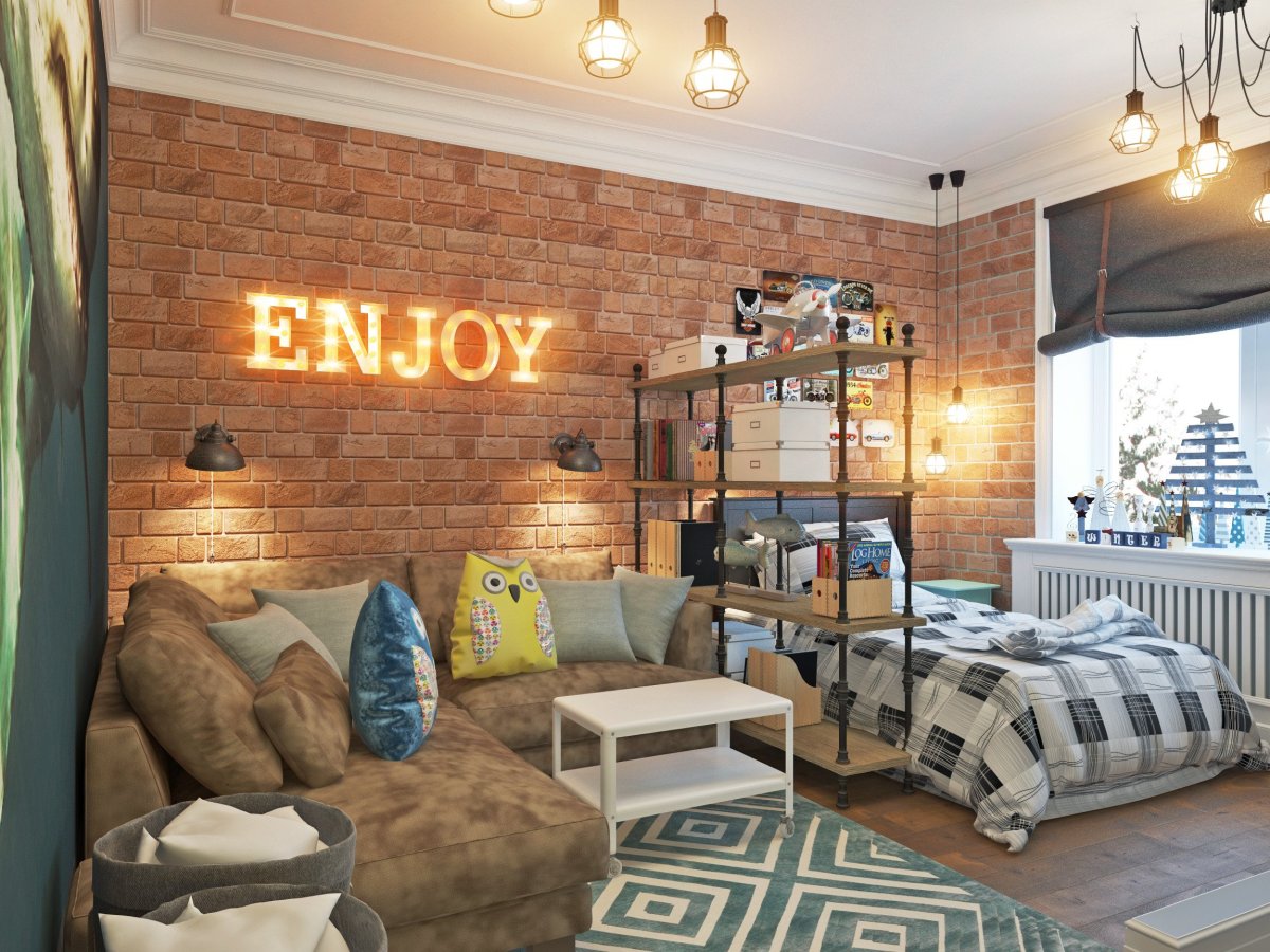 Детская в стиле лофт