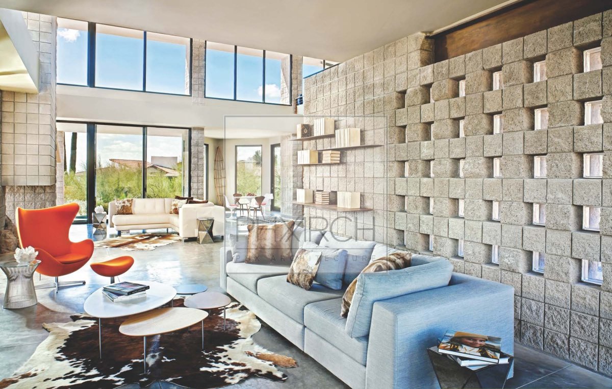 Стеклоблоки в экстерьере