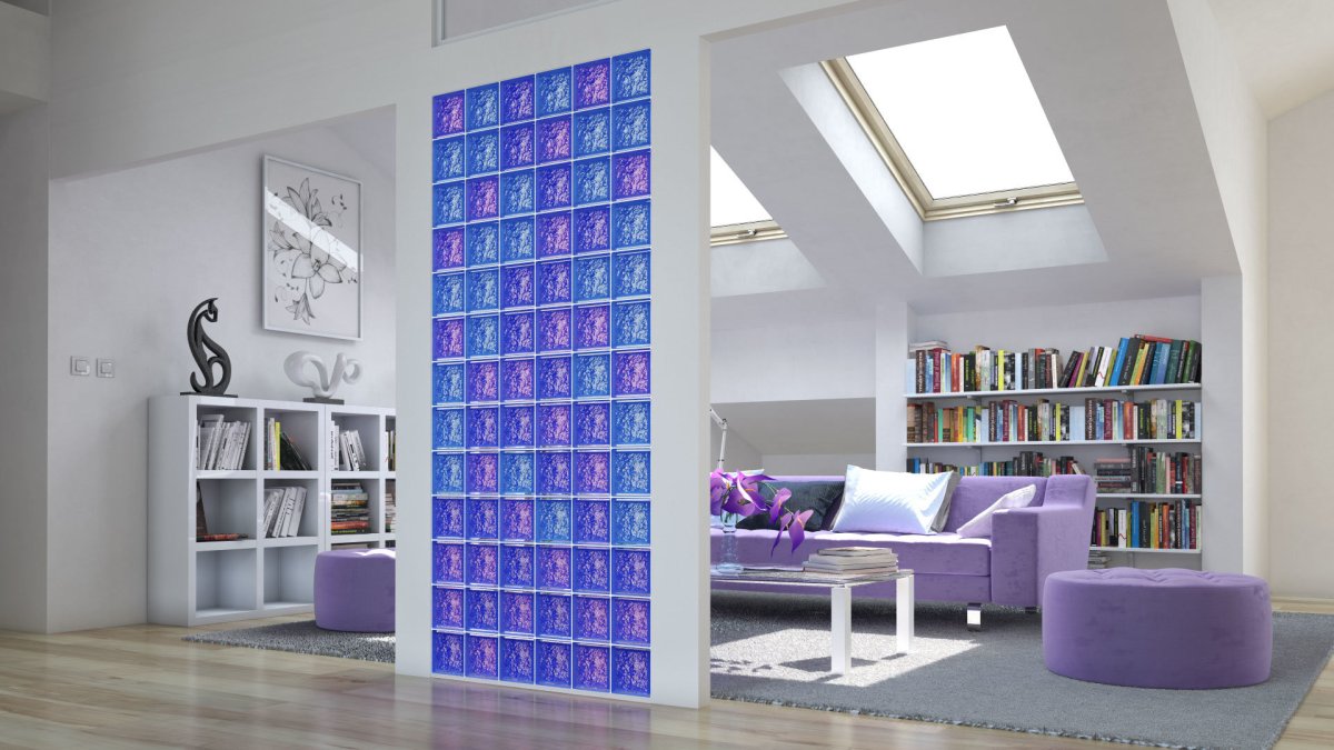 Стеклянные блоки для стен