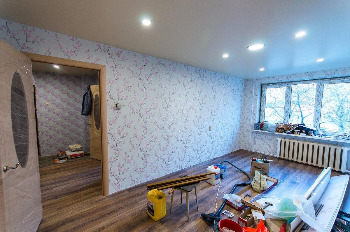 Профессиональная отделка комнаты