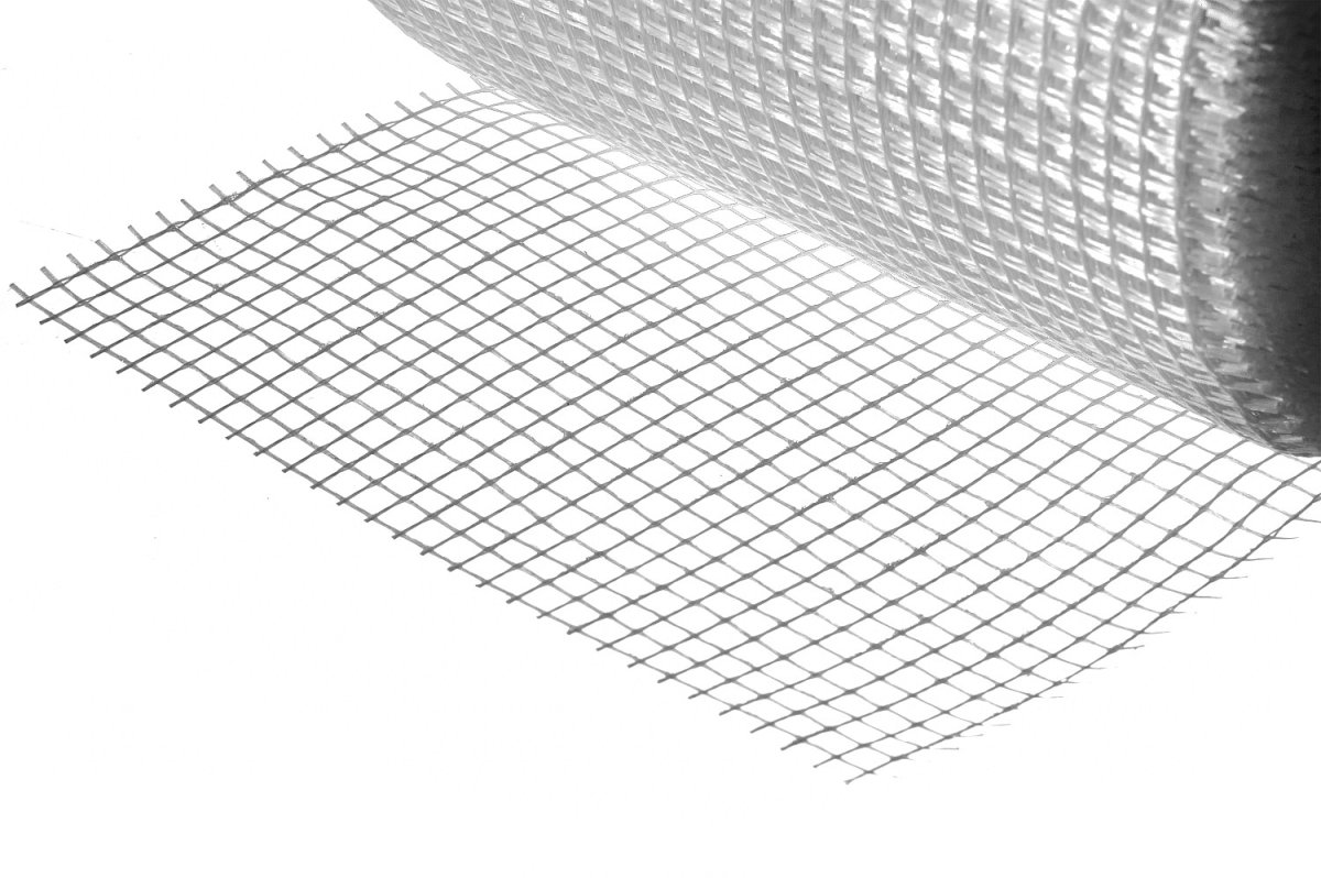 Декор стен армированной сеткой