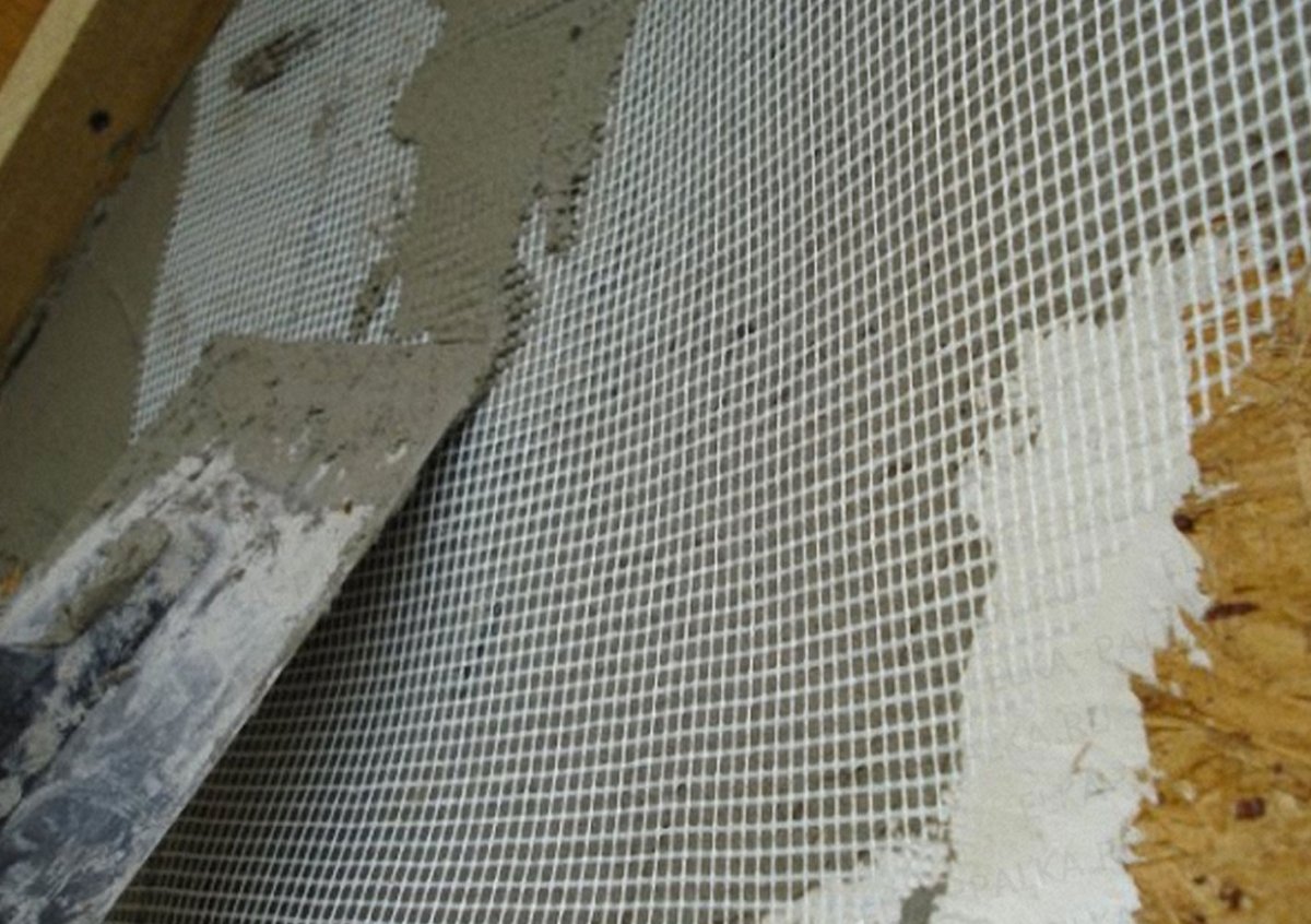 Нанесение армирующего слоя на пенопласт