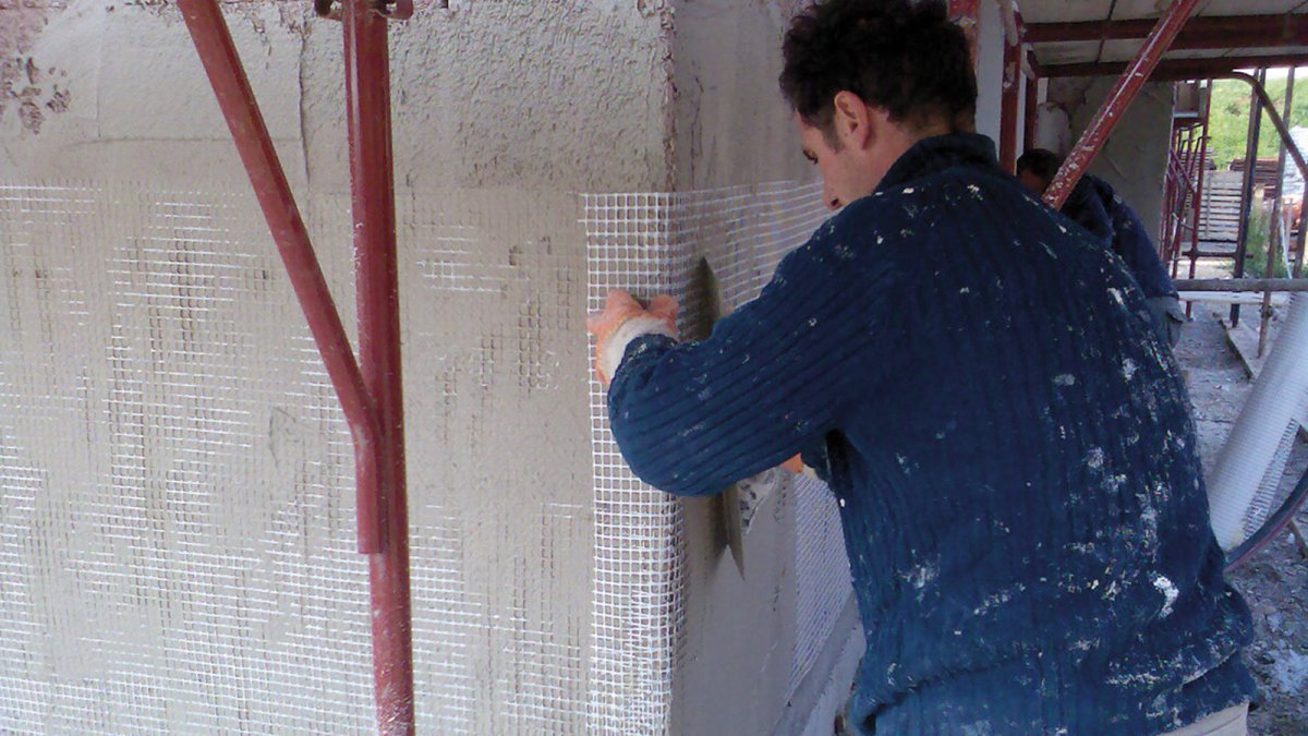 Сетка стеклотканевая интерьер 5х5мм (1х20м) ЛЮКСТЕЙП