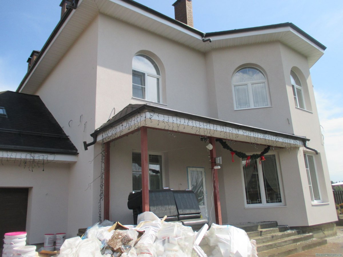 Мокрый фасад и сайдинг