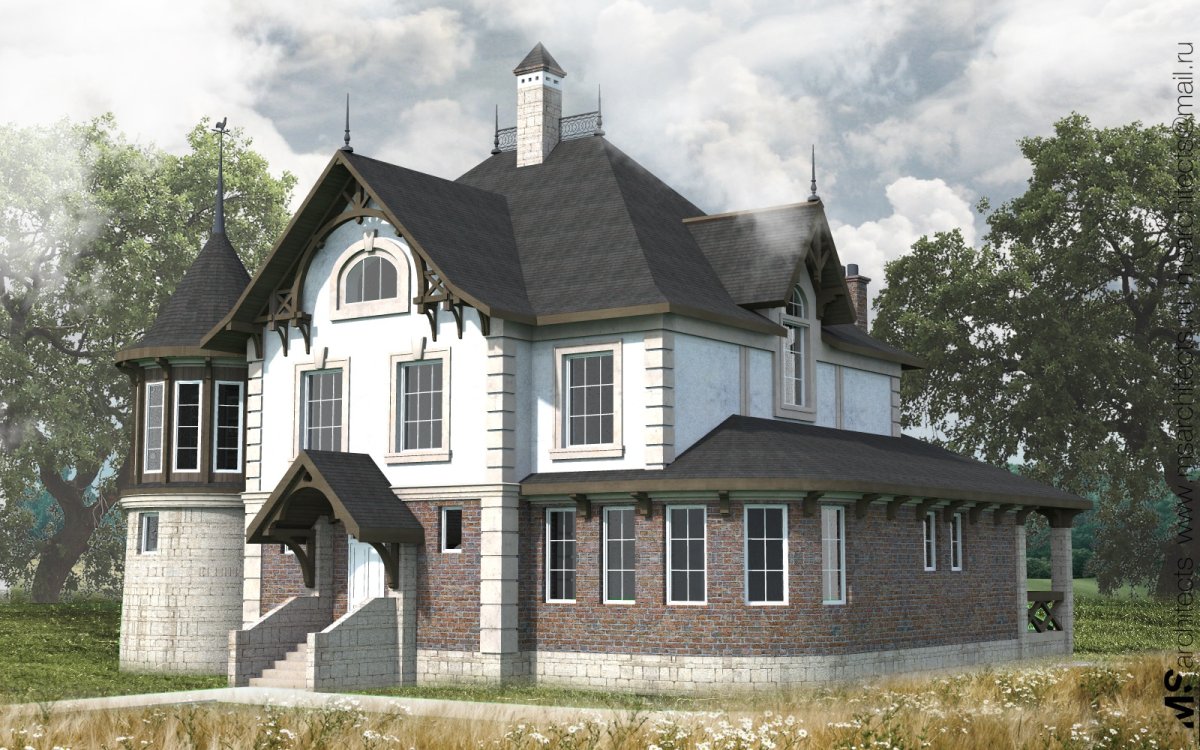 Коттедж в амстердамском стиле