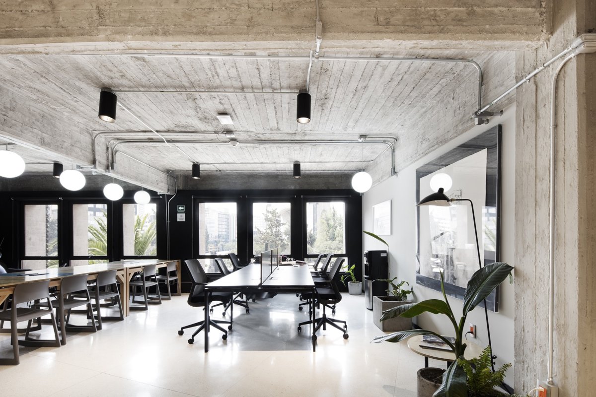 Офис опен Спейс лофт
