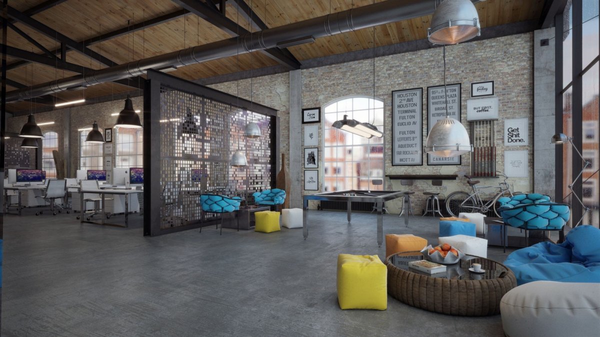 Коворкинг в стиле ретро