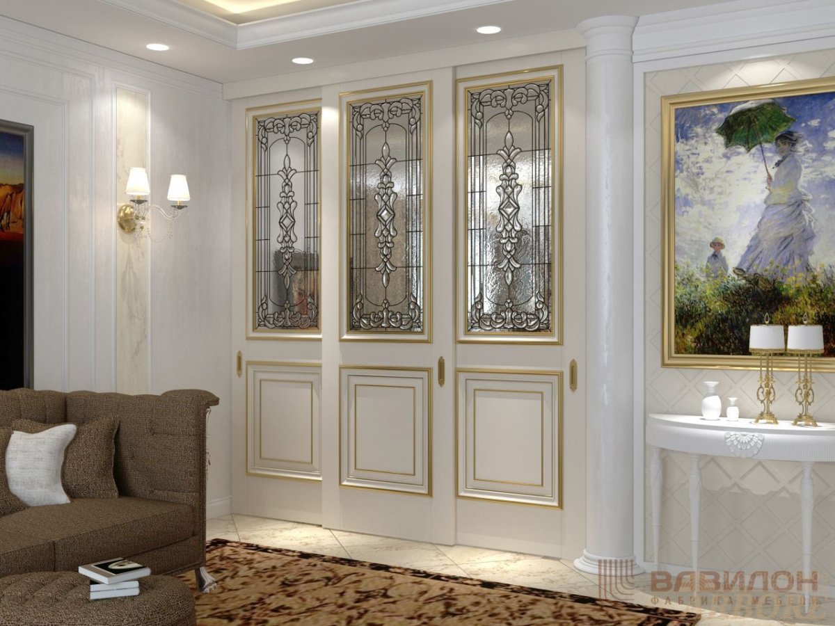 Межкомнатные перегородки в стиле Неоклассика