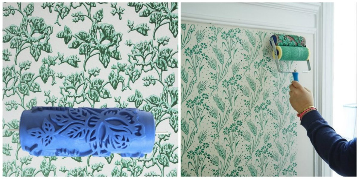 Валики для декоративной покраски стен