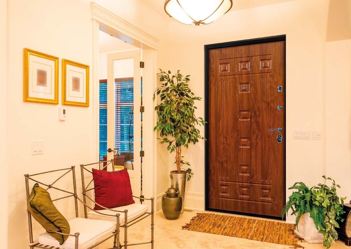 Входная дверь в прихожей