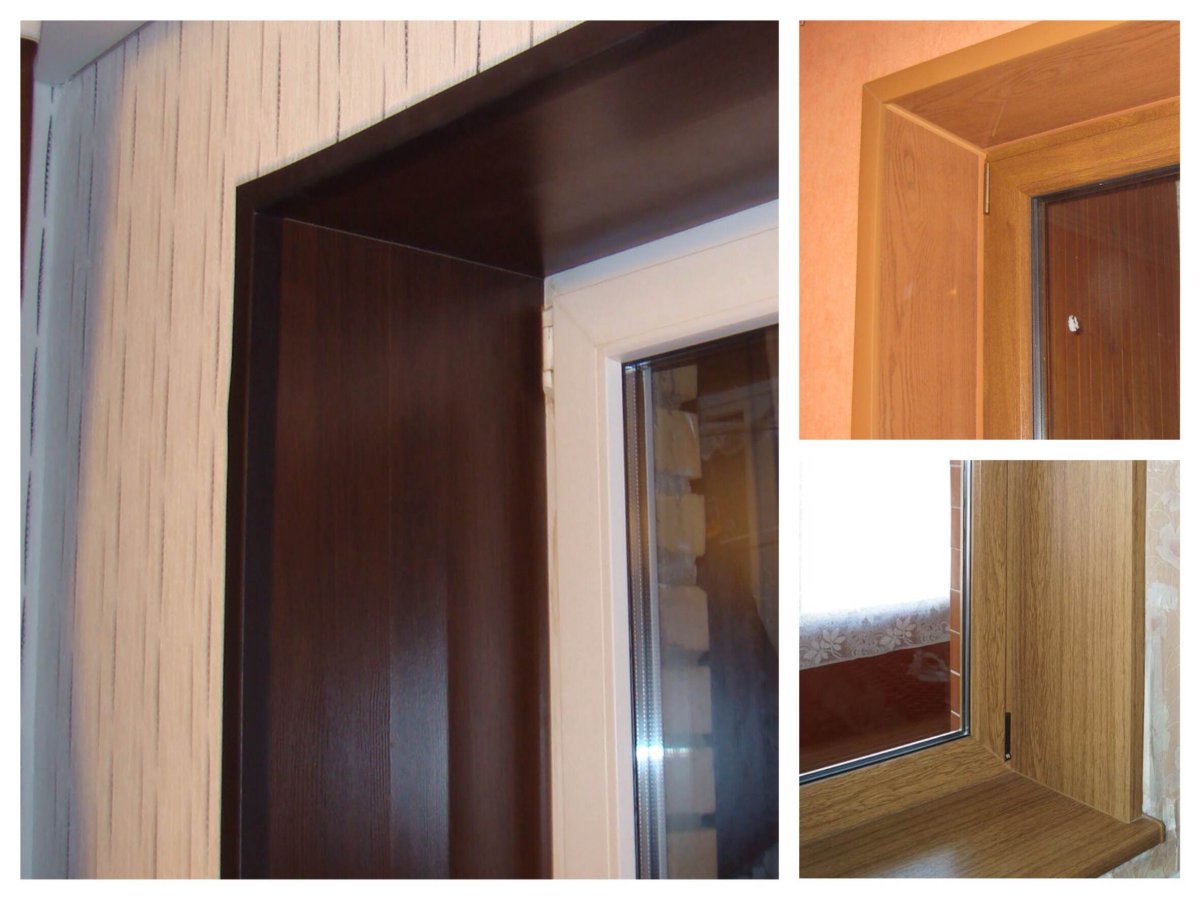 Отделка откосов пластиковых окон внутри