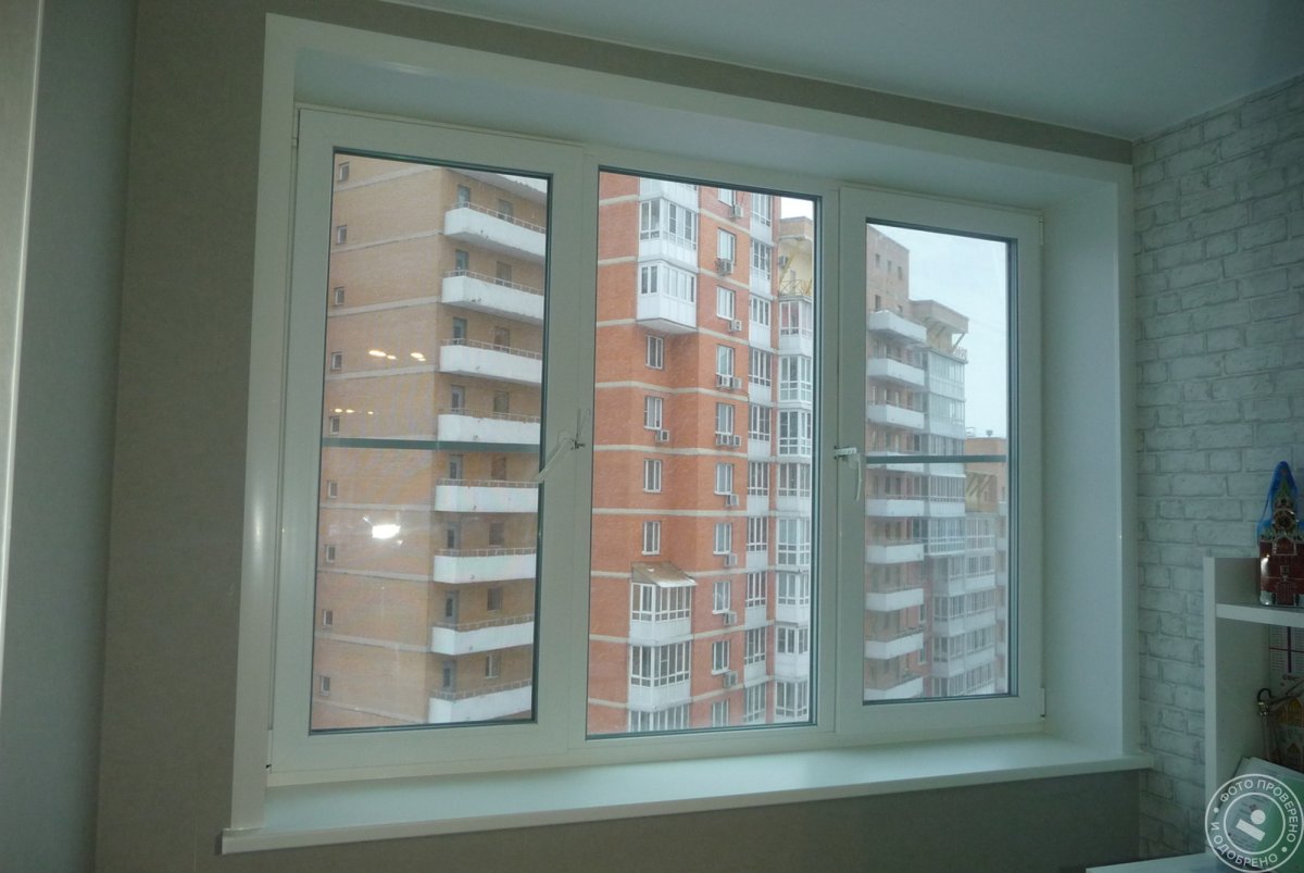 Отделка мозаикой оконных откосов