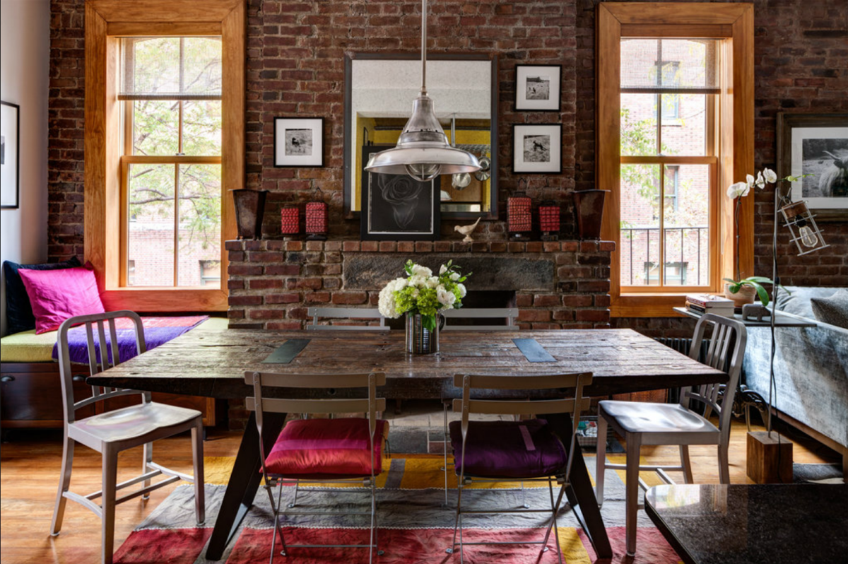 Индустриальный стиль Индастриал интерьер гостиная