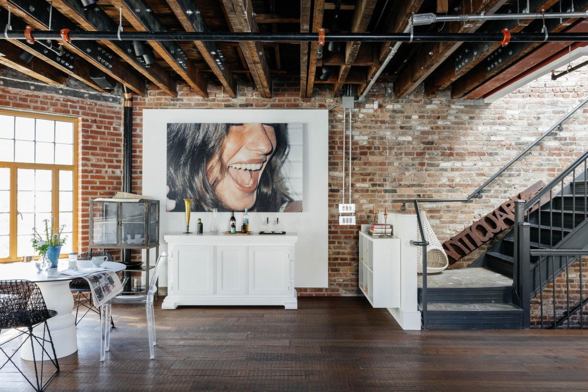 Гараж в стиле лофт