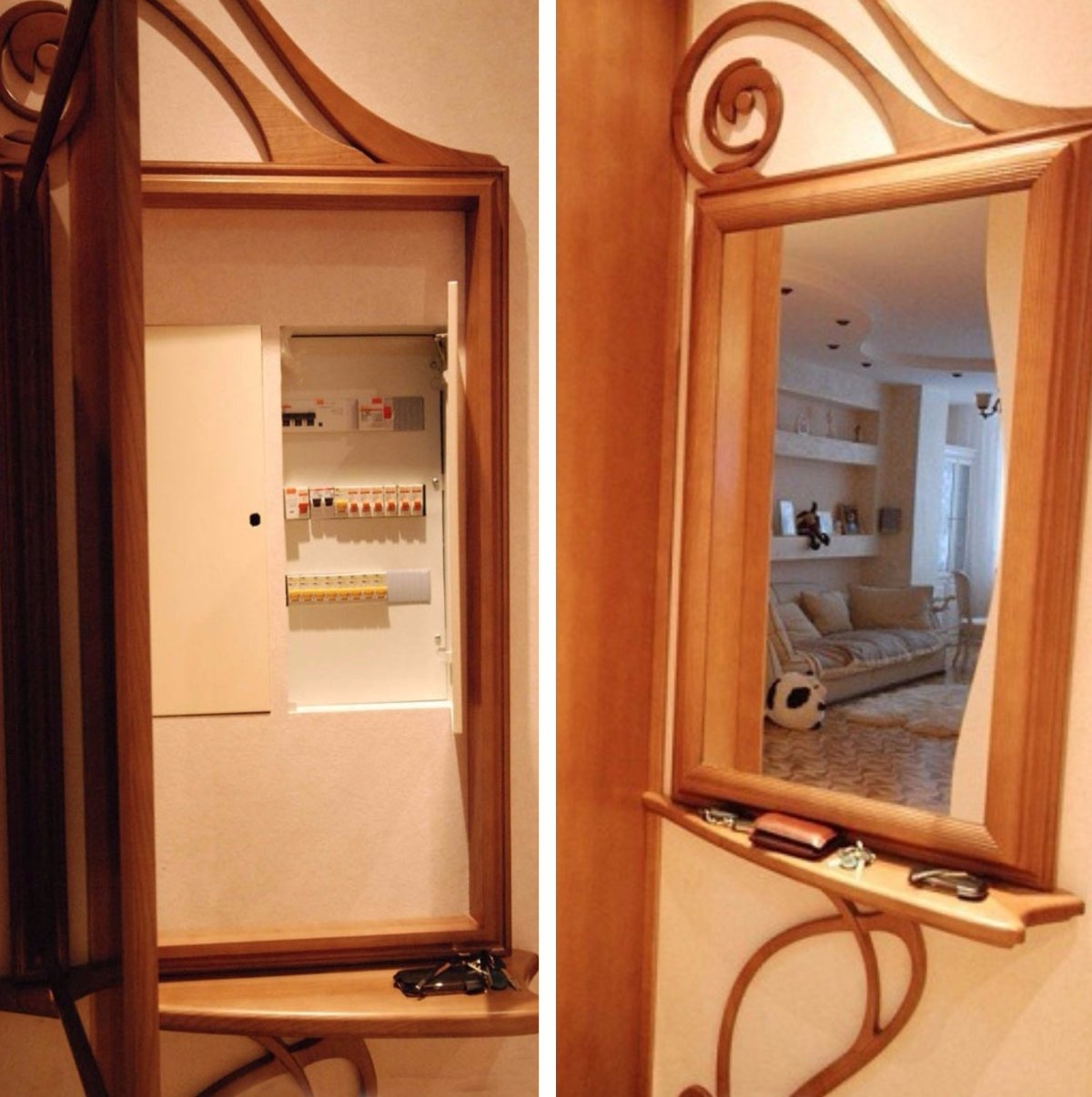 Электрический щиток в прихожей