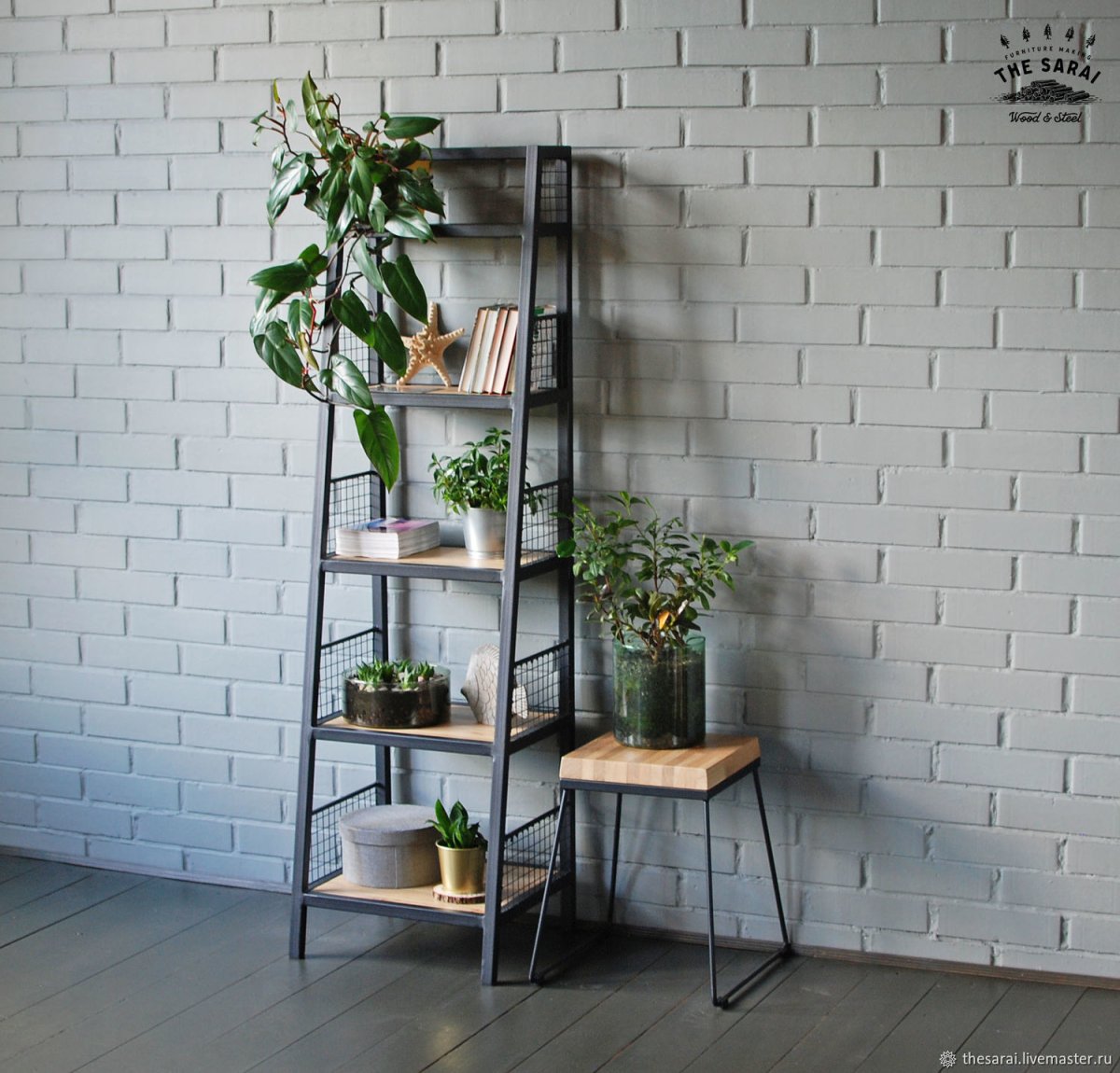 Необычные полки для цветов