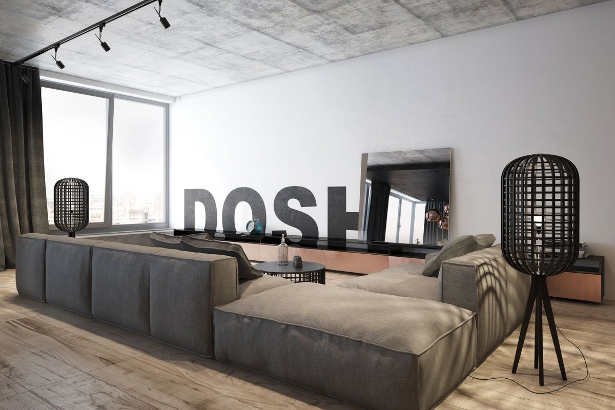 Современный лофт в интерьере квартиры