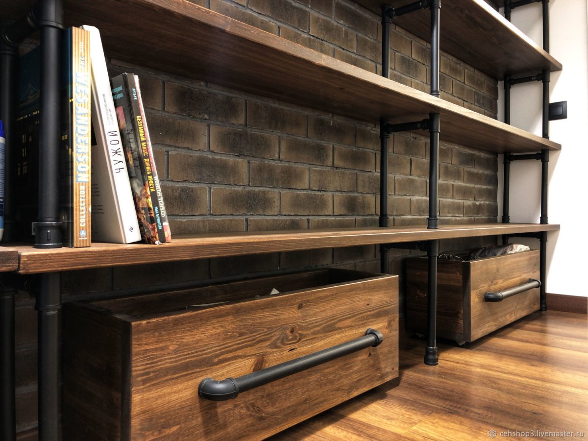 Библиотека в стиле лофт