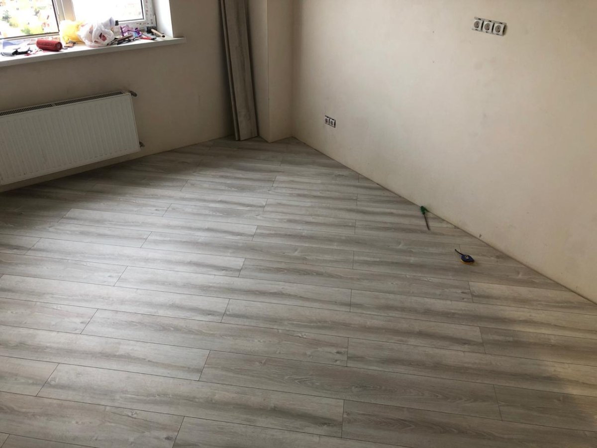Укладка ламината по диагонали