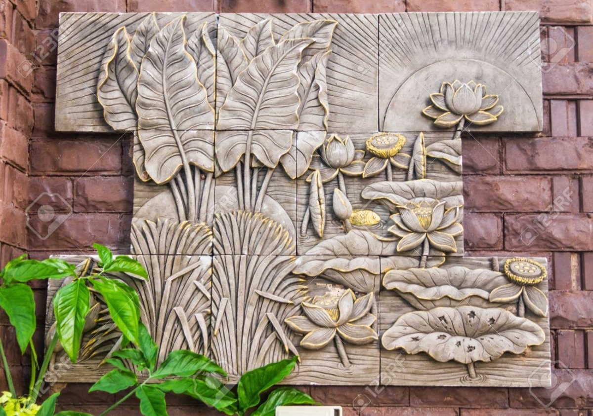 Декоративный камень из штукатурки