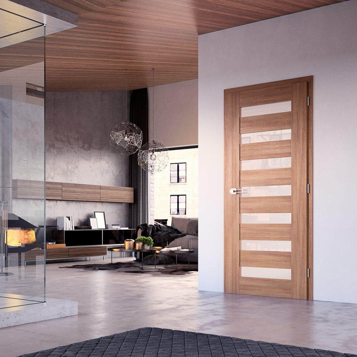 Детали современной двери