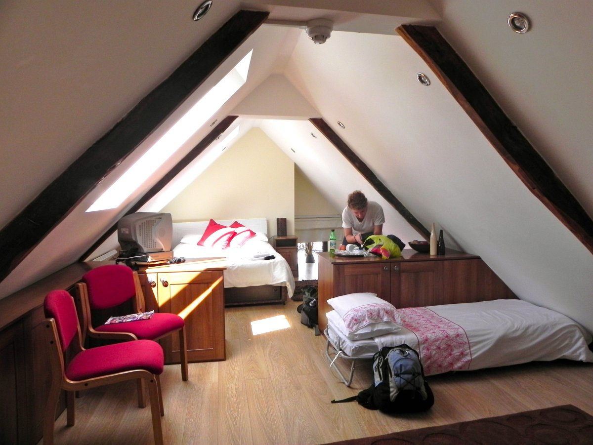 Второй этаж 70м2 мансарда