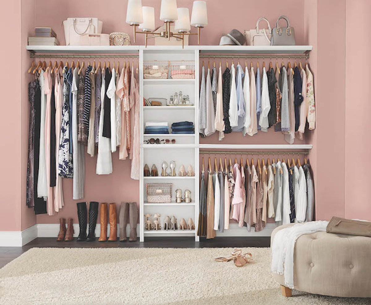 Большая спальня с гардеробной