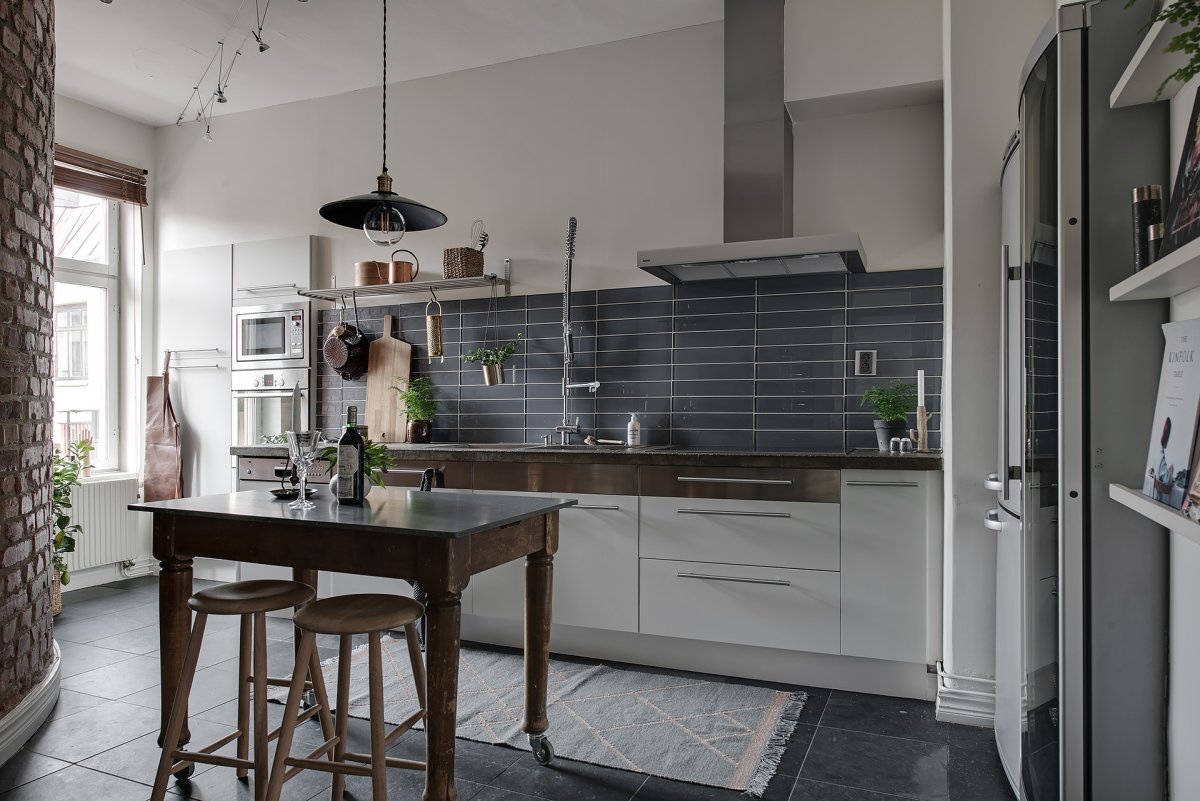 Фартук для кухни без верхних шкафов