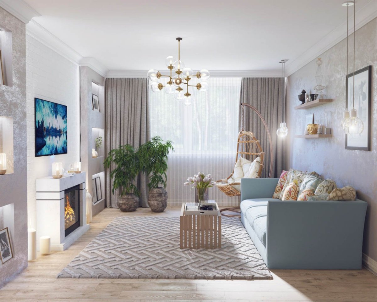 Интерьер малогабаритной гостиной