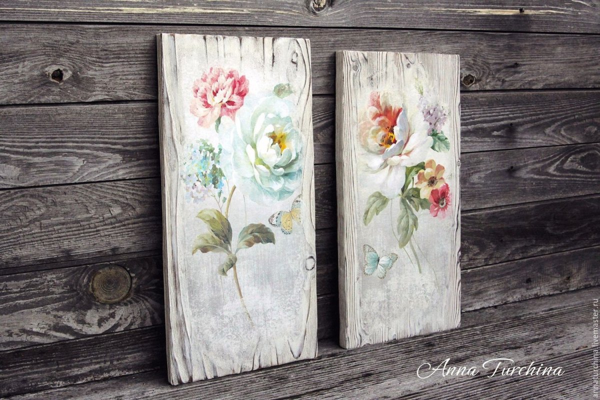 Декупаж в стиле ретро