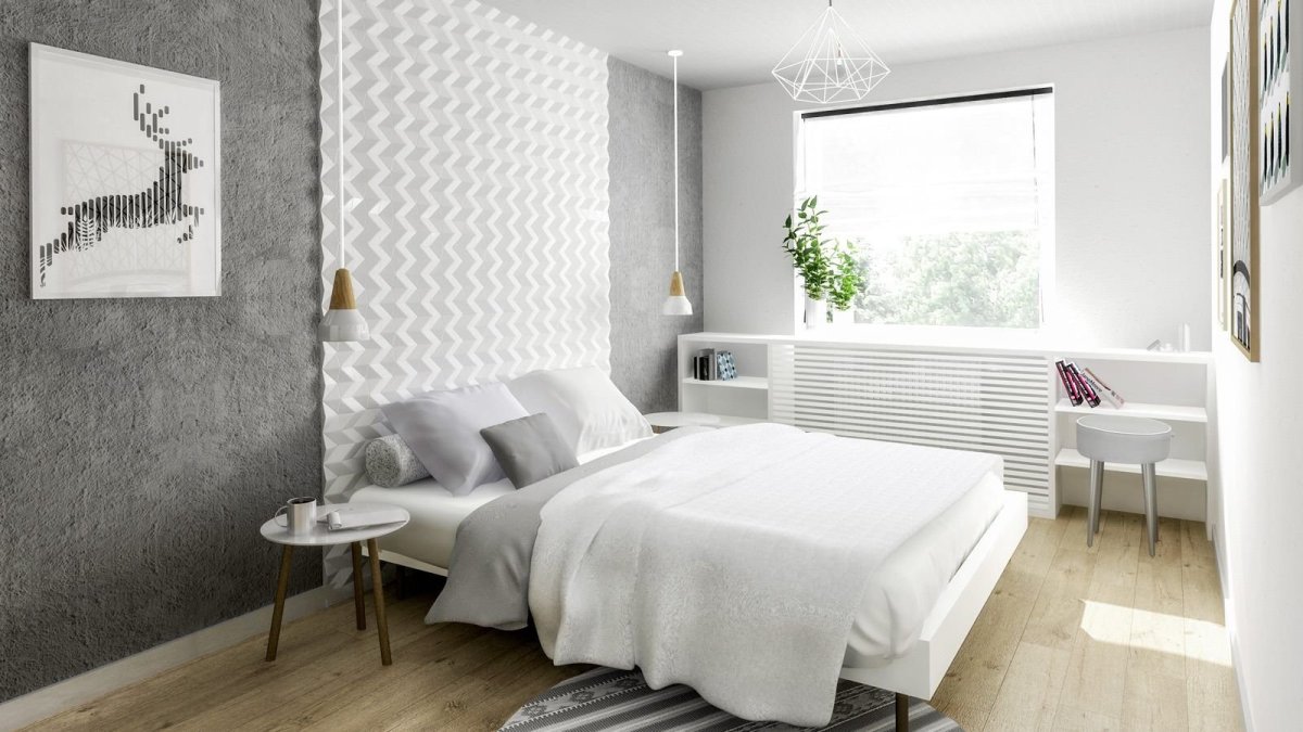 Фактура стен в скандинавском стиле