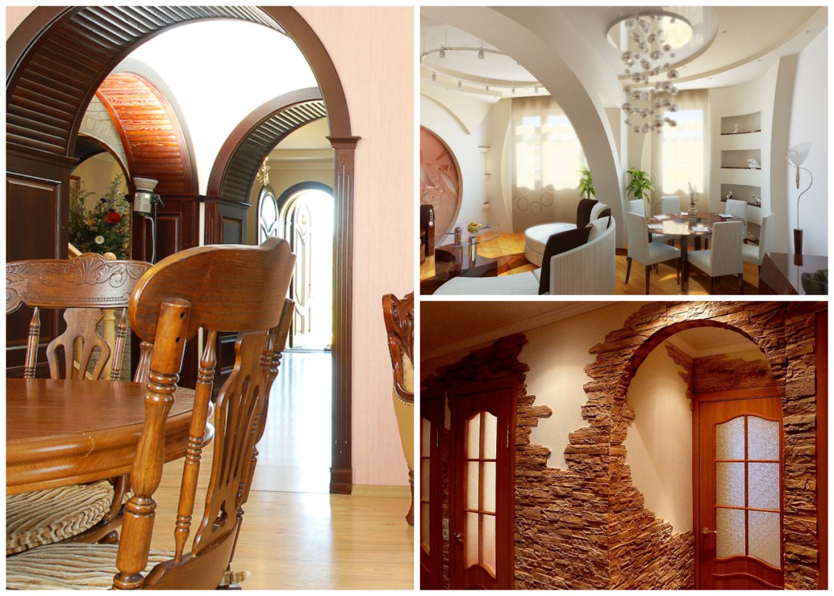 Арка межкомнатная из Монте Кьяро камня