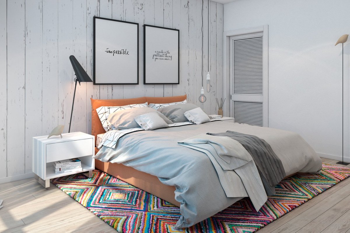 Кровать Сканди лофт