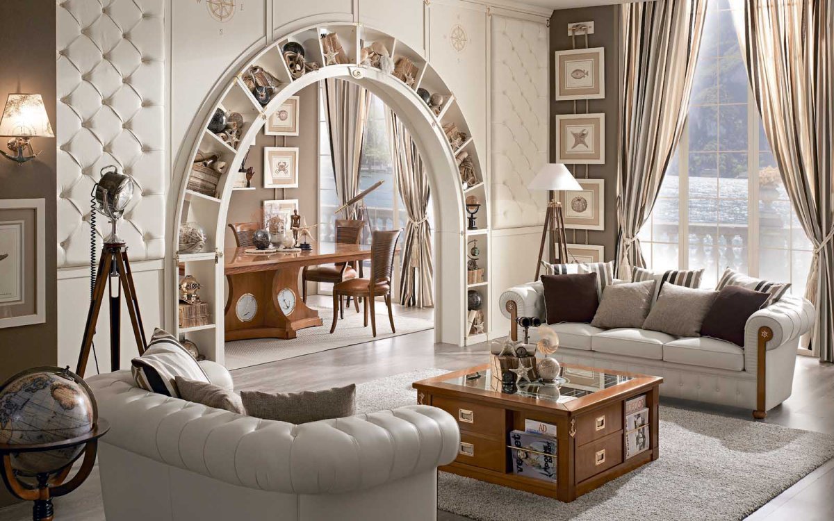 Декоративная арка в квартире