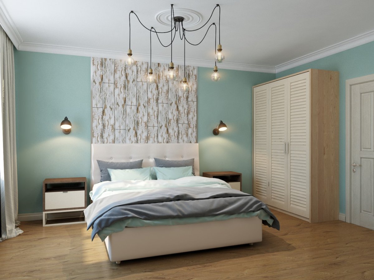 Спальня в скандинавском стиле