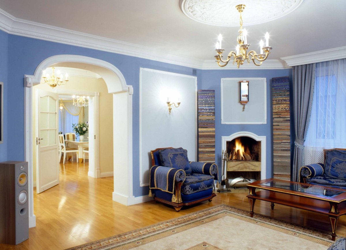 Арка с колоннами в квартире