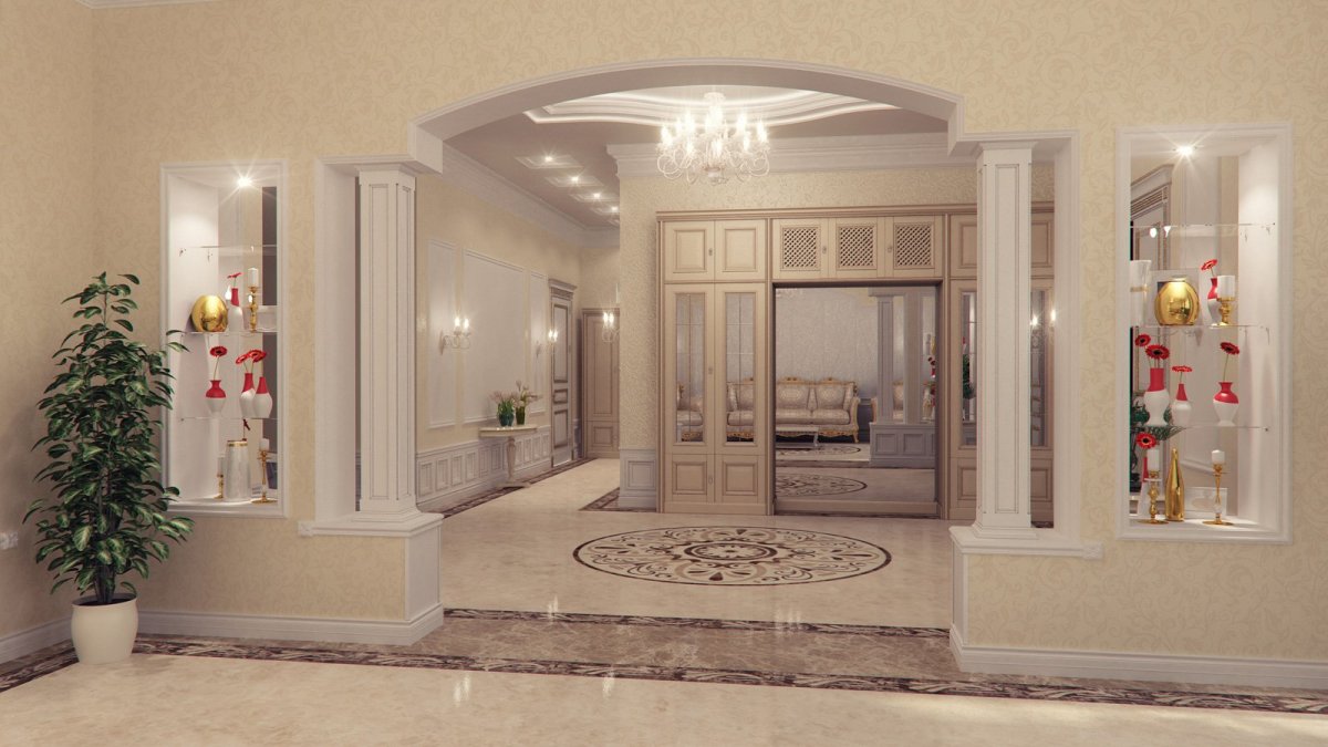 Колонны Orac Decor в интерьере