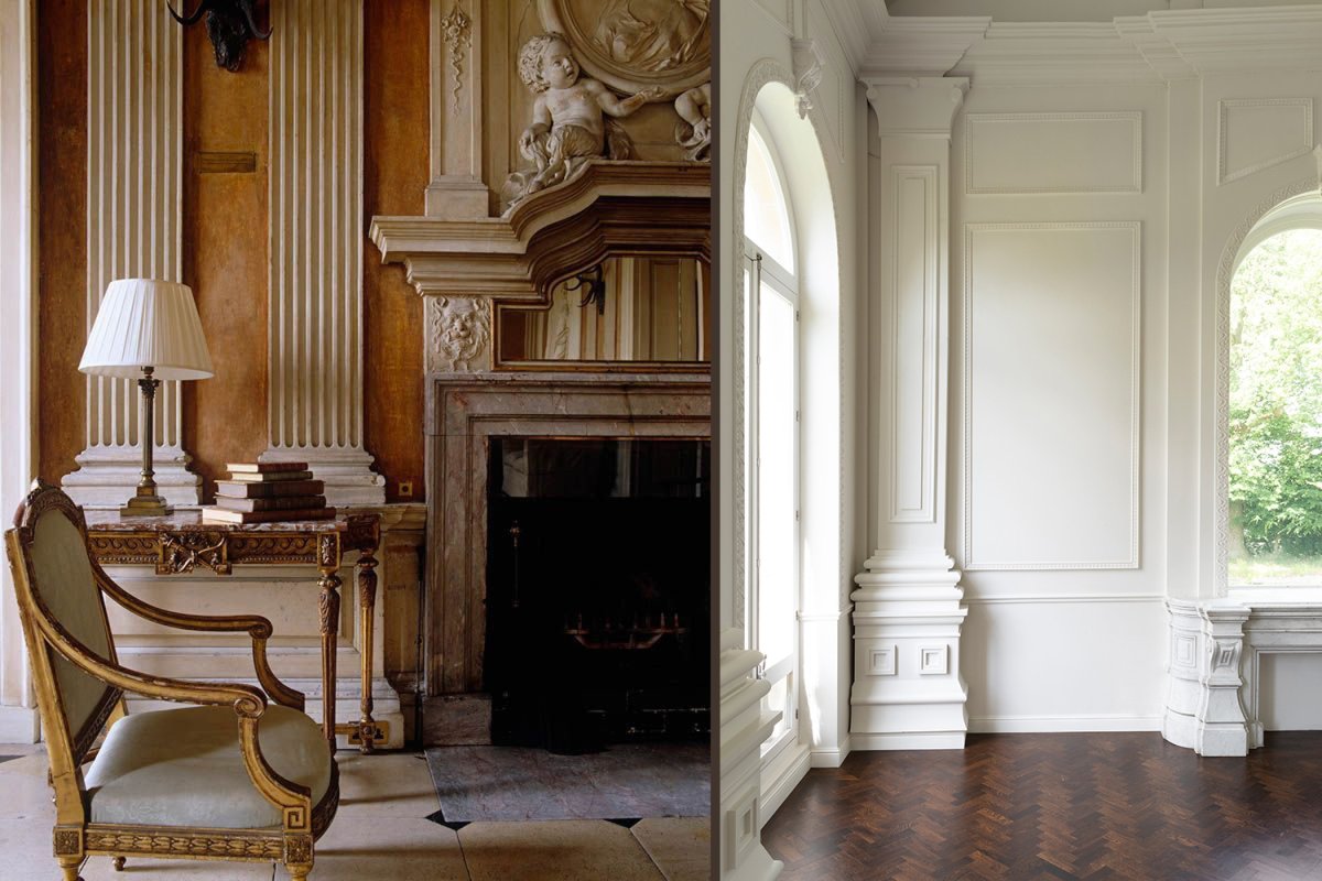 Колонны в прихожей