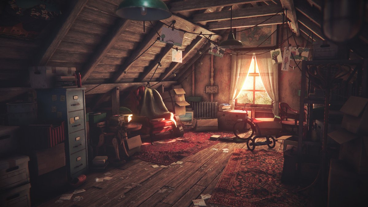 Пустая комната с окном