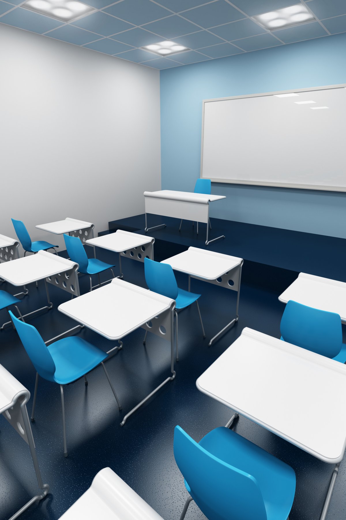 Площадь классной комнаты в школе