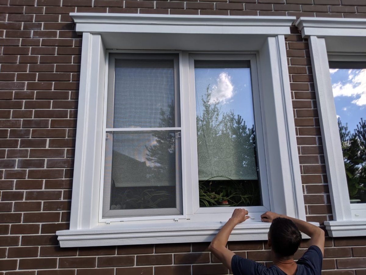 Оконные откосы снаружи