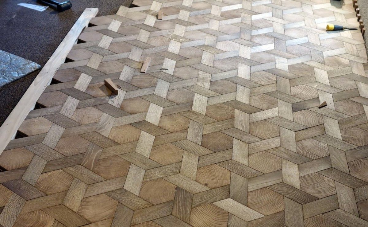 Садовый паркет термобереза