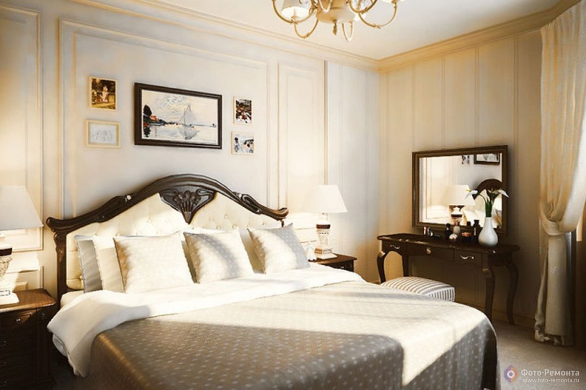 Спальня в стиле английской классики