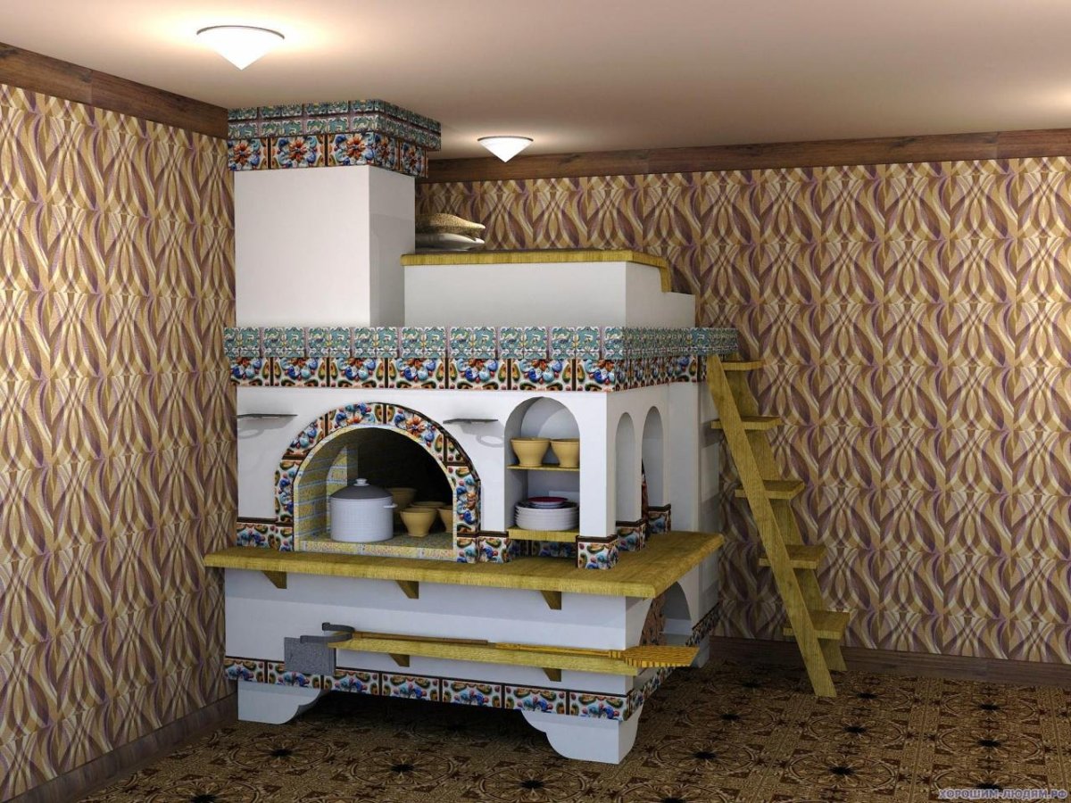 Современная русская печь