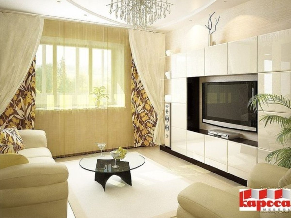 Гостиная в хрущевке