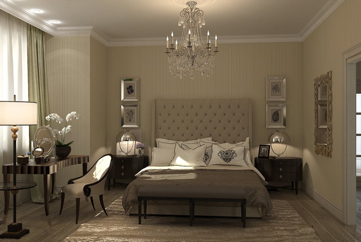 Спальня в современном английском стиле