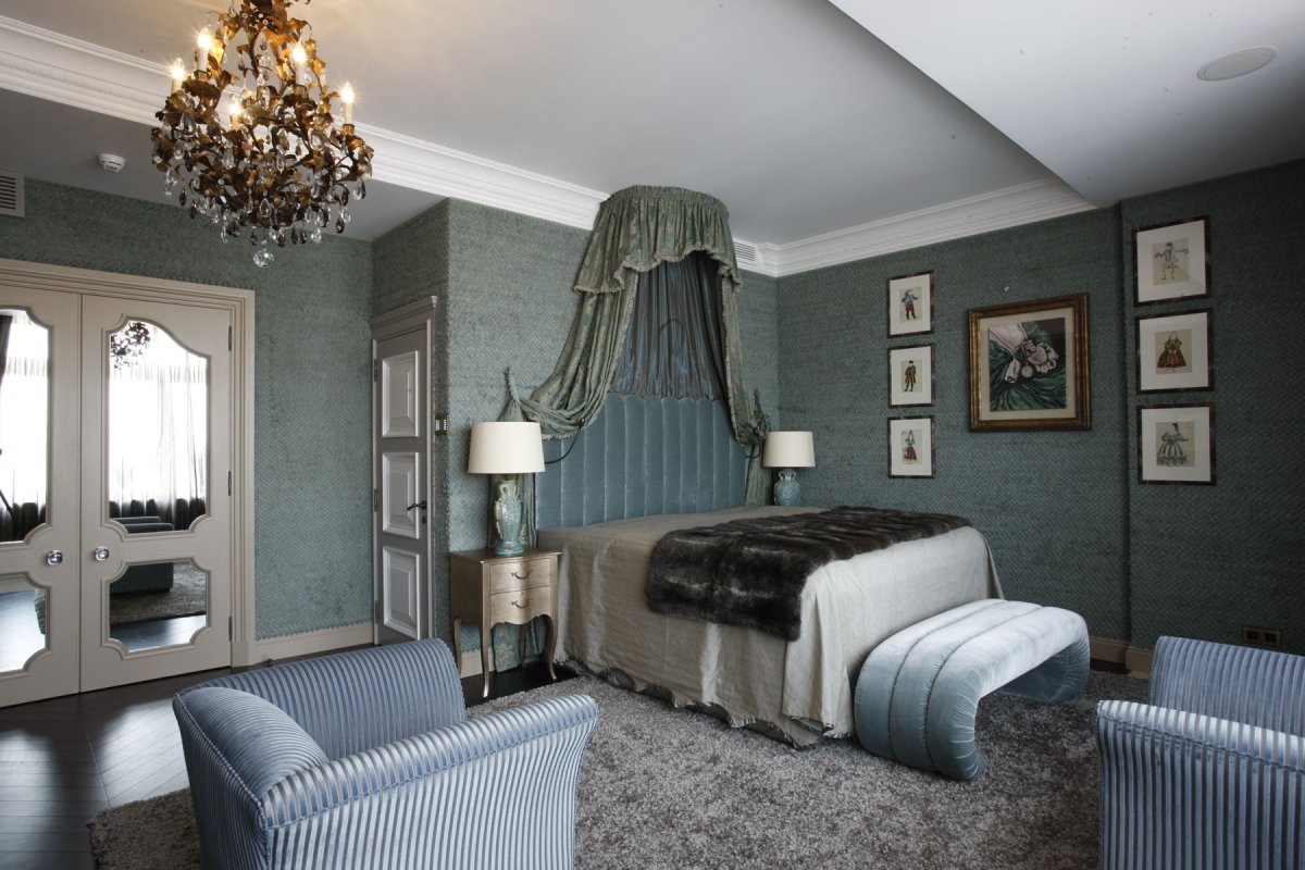 Спальня в английском стиле