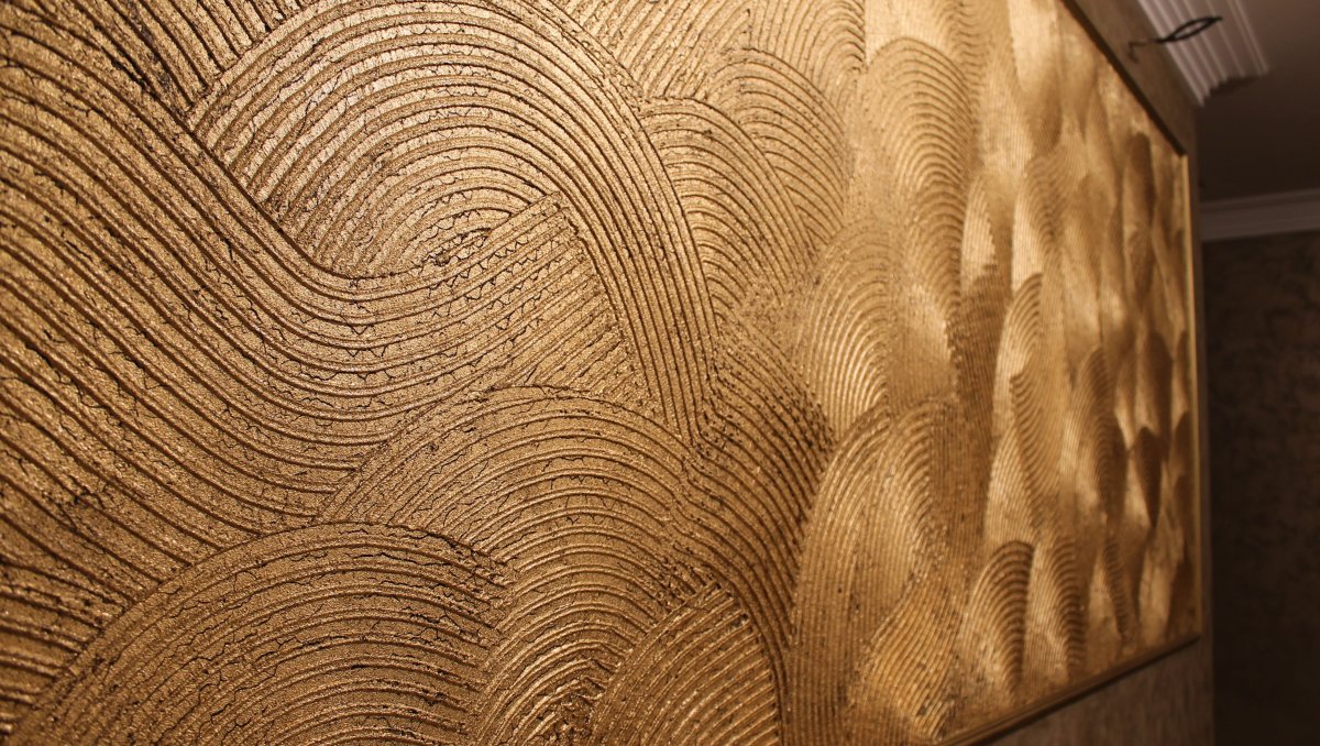 Декоративная штукатурка под дерево