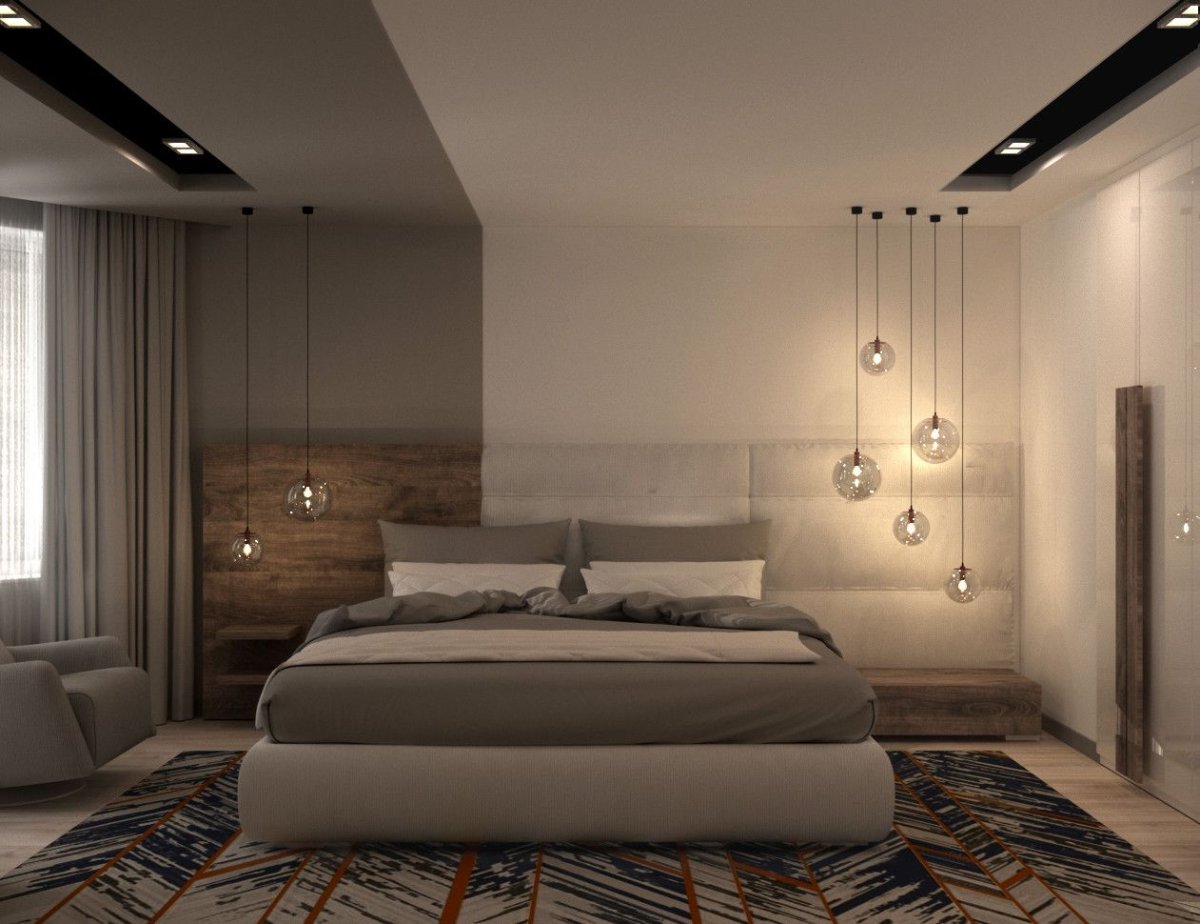 Светильник в спальню потолочный